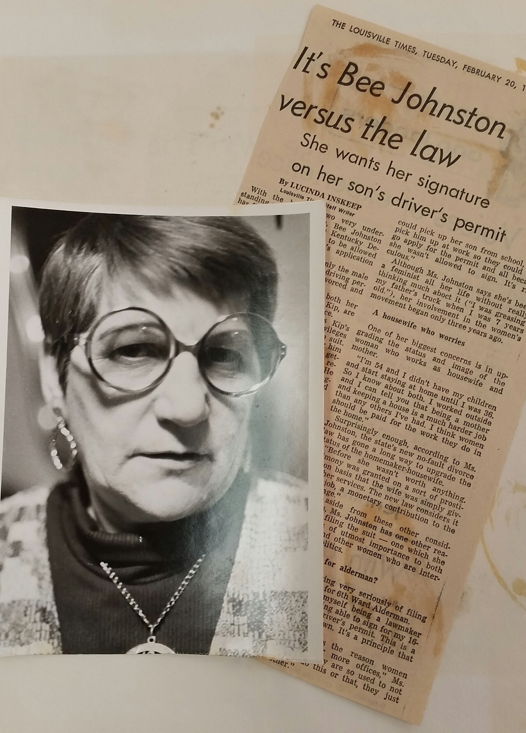 Faces of Liberty: Bee Johnston - ACLU Kentucky