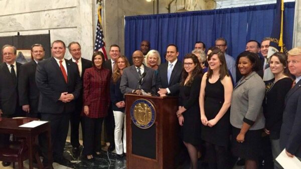 Ky Smart on Crime Coalition Members with Gov. Bevin
