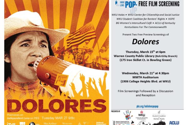 Flier for Bowling Green Dolors film screening events