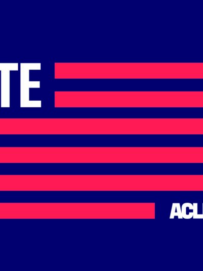 ACLU Voter Flag
