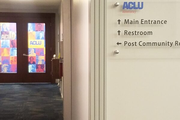 photo of ACLU-KY Office entryway
