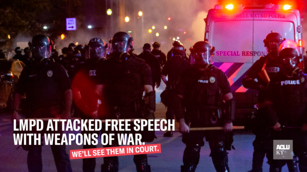 Protest Lawsuit Against LMPD