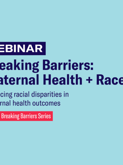 Breaking Barriers Maternal Health Doc Panel Website Event Graphic