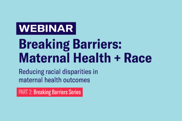 Breaking Barriers Maternal Health Doc Panel Website Event Graphic