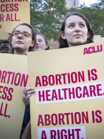 Protesters for Abortion Rights