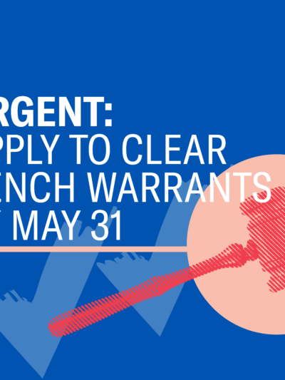 Amnesty to Clear Bench Warrants Event Photo