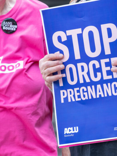 Stop Forced Pregnancy Poster
