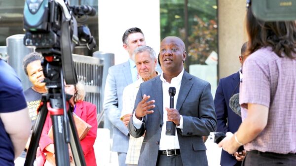 Kungu Njuguna at Hall of Justice Press Conference