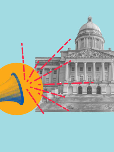 Megaphone Aimed Toward Capitol Building