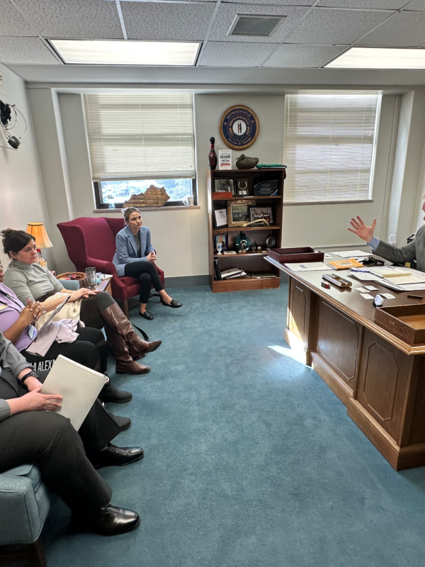 Vounteers and ACLU Meet With Rep Timony