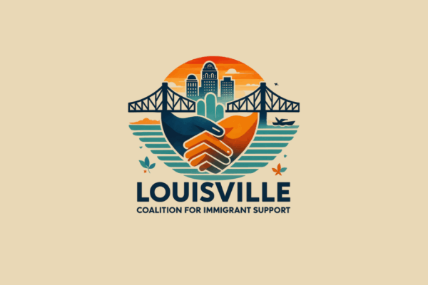 LCIS Logo: Stylized Louisville bridges against a skyline at sunset
