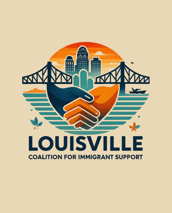 LCIS Logo: Stylized Louisville bridges against a skyline at sunset