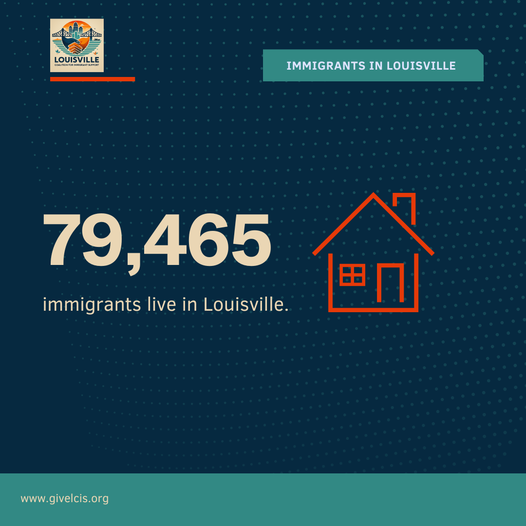 79,465 immigrants live in Louisville.