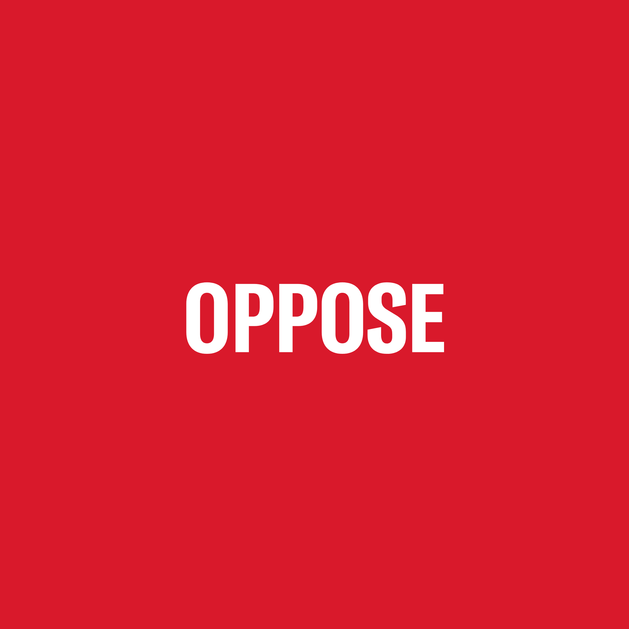 OPPOSE