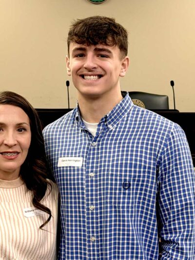 Brittany Herrington and her son Gavin.