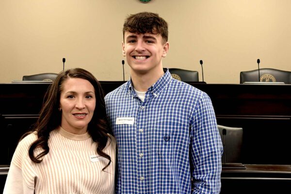 Brittany Herrington and her son Gavin.