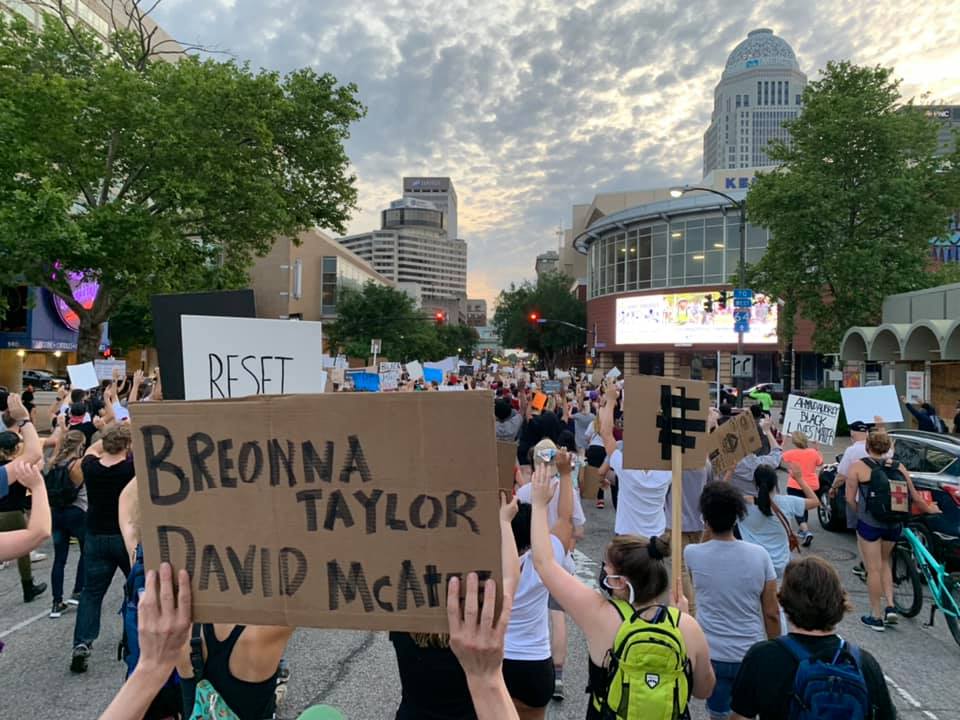 Breeona Taylor David McAtee sign