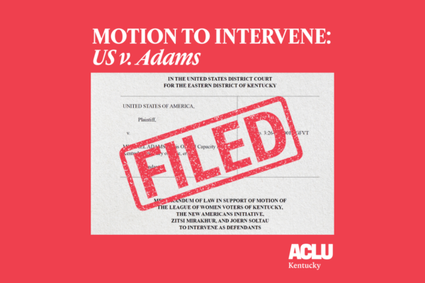 FILED: US v Adams Motion to Intervene