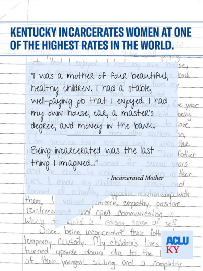 letter from an incarcerated mother- as written in the text of the article