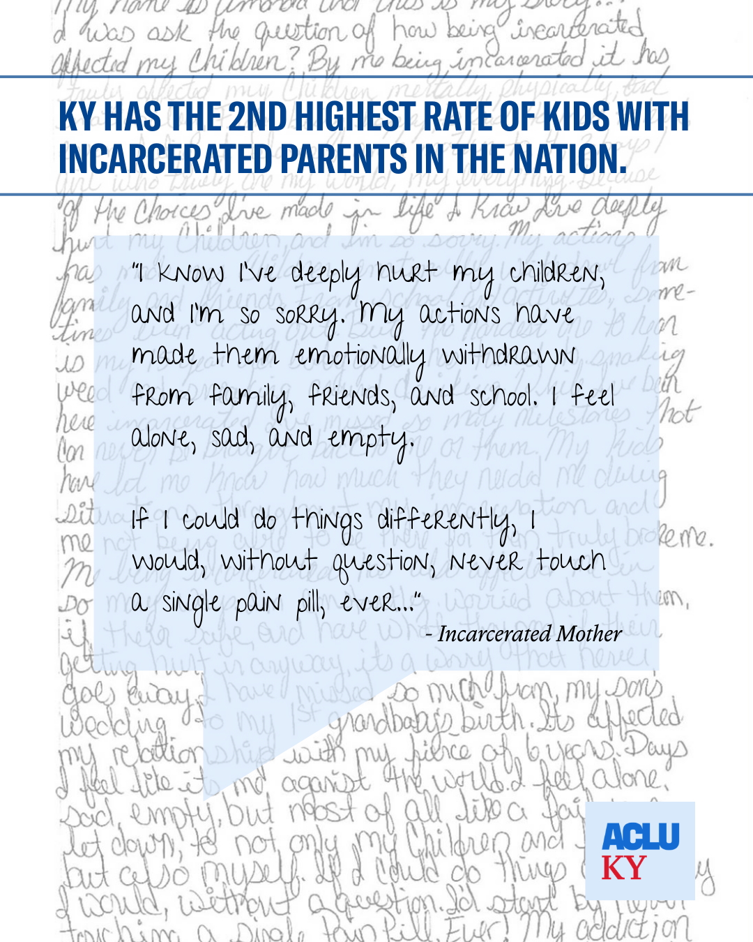 letter from an incarcerated mother- as written in the text of the article