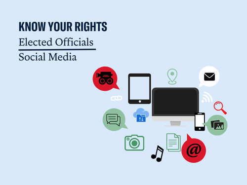 Know you rights when blocked on social media by a government official