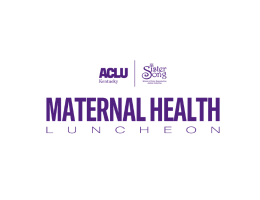maternal health luncheon