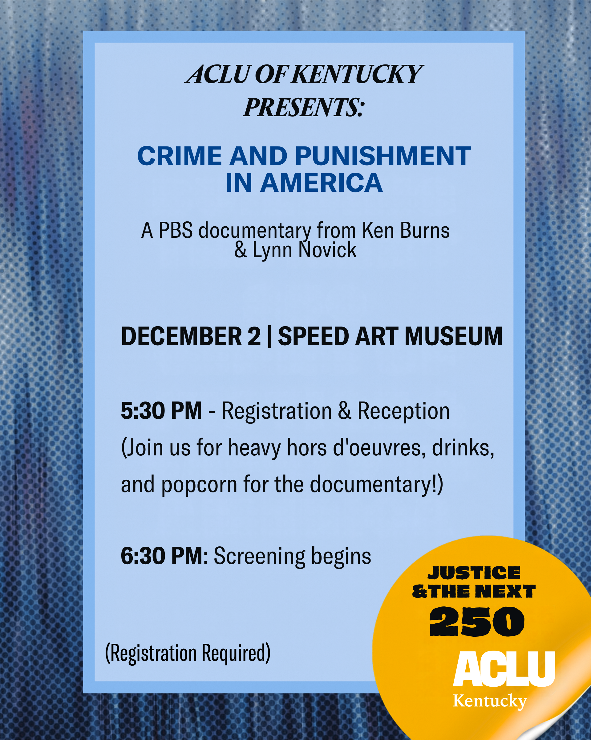 Crime and punishment