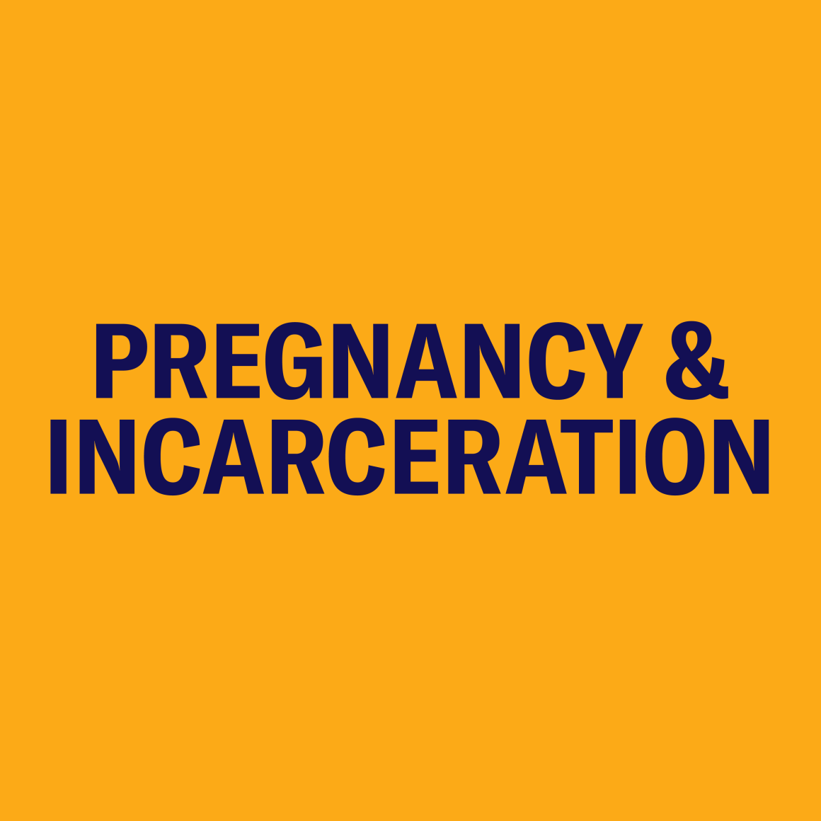 Pregnancy and Incarceration