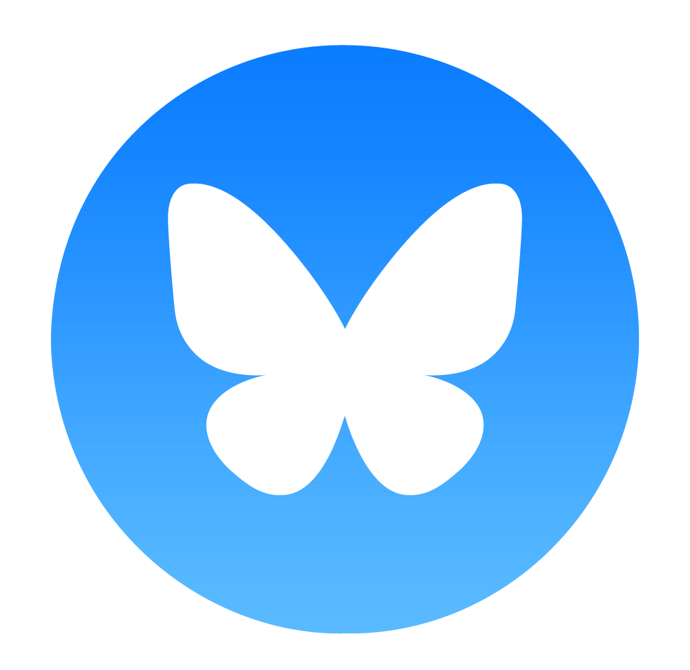 Bluesky Icon Round