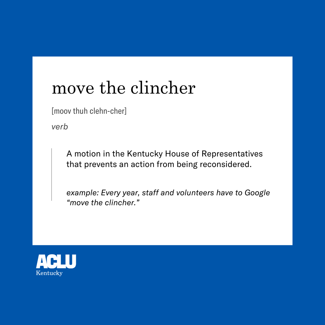 move the clincher definition