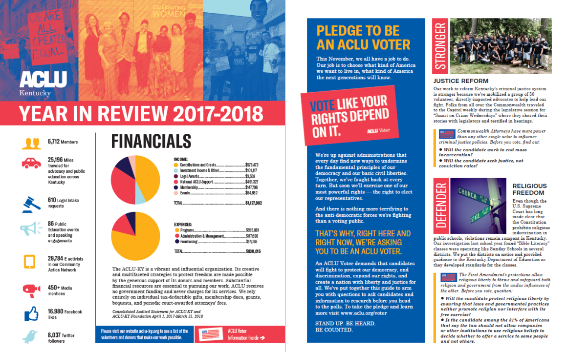 screen grab of annual report 