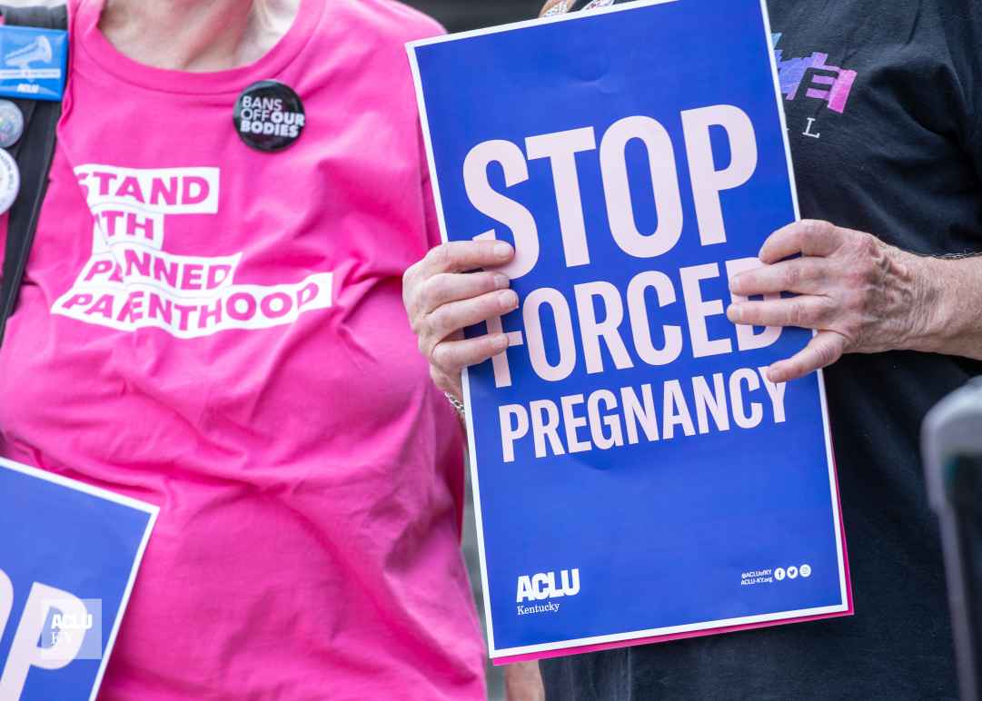 Stop Forced Pregnancy Poster