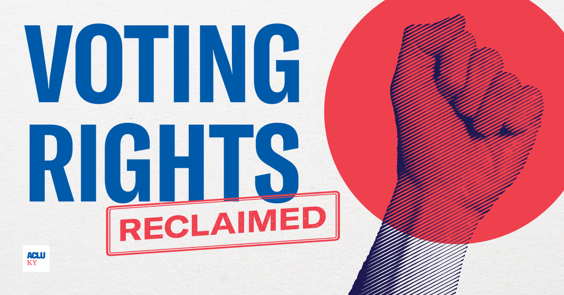 Voting Rights Reclaimed with Raised Fist