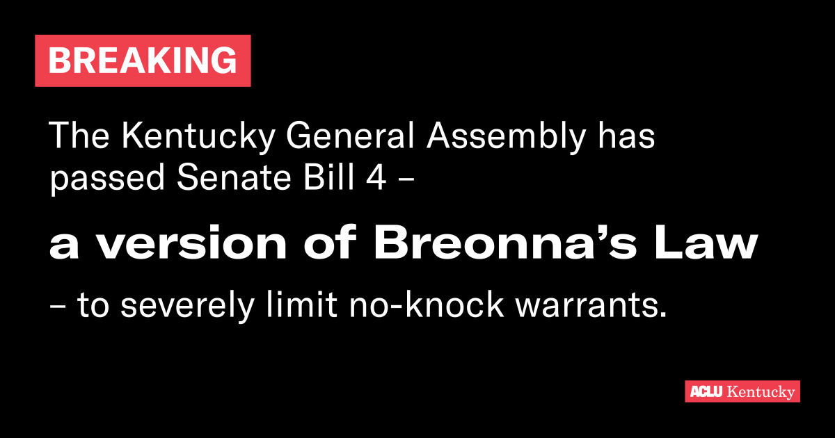 Statement regarding final passage of Senate Bill 4, a version of