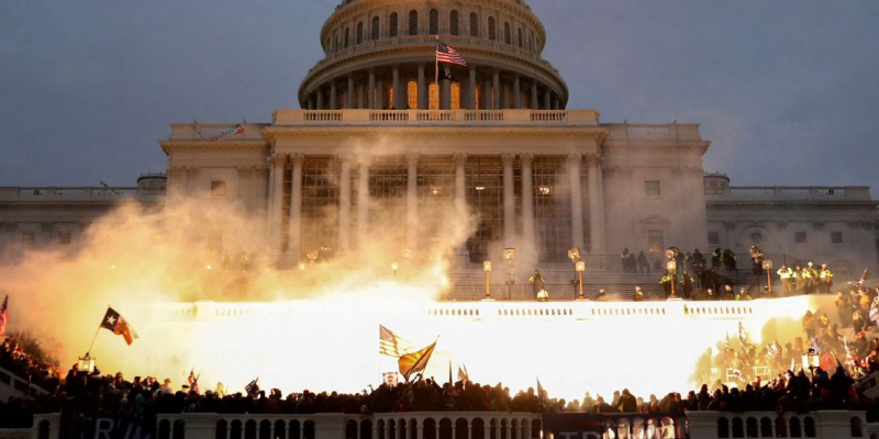 Leah Millis for Reuters at US Capitol 6 January 6