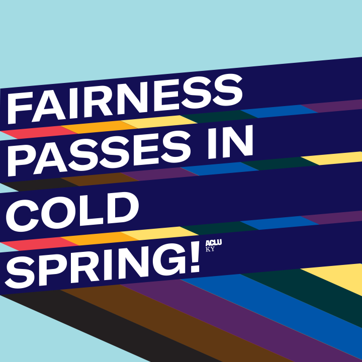 Fairness Passes in Cold Spring