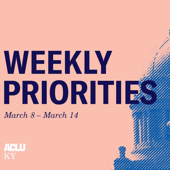 Weekly Priorities March 8 to 14