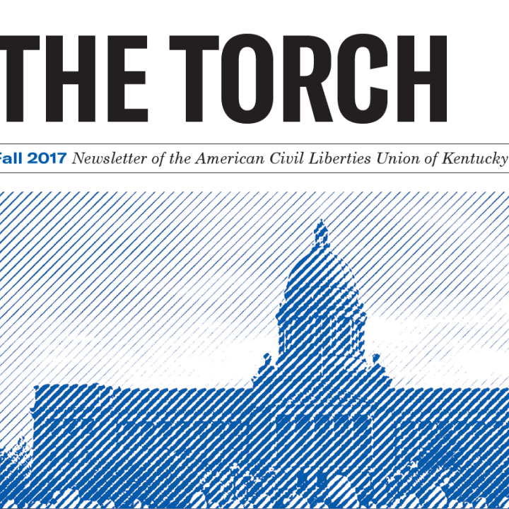 Screenshot of front page of Newsletter