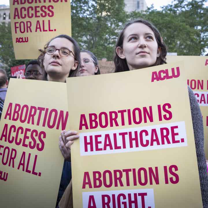 Protesters for Abortion Rights